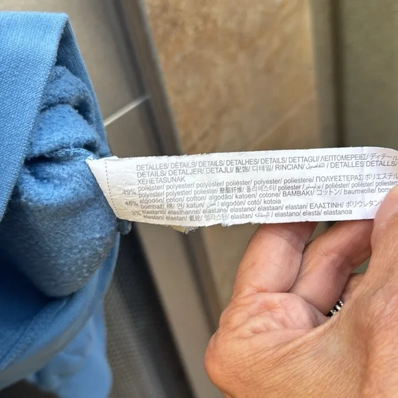 ZARA Blue Sweatshirt - Picture 5 of 5